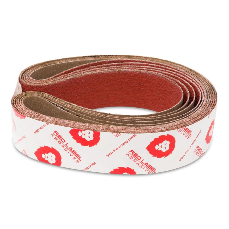 Red Label Abrasives 2 X 48 Inch 60 Grit Metal Grinding EdgeCore Ceramic Sanding Belts, Extra Long Life, 6 Pack - Image 1